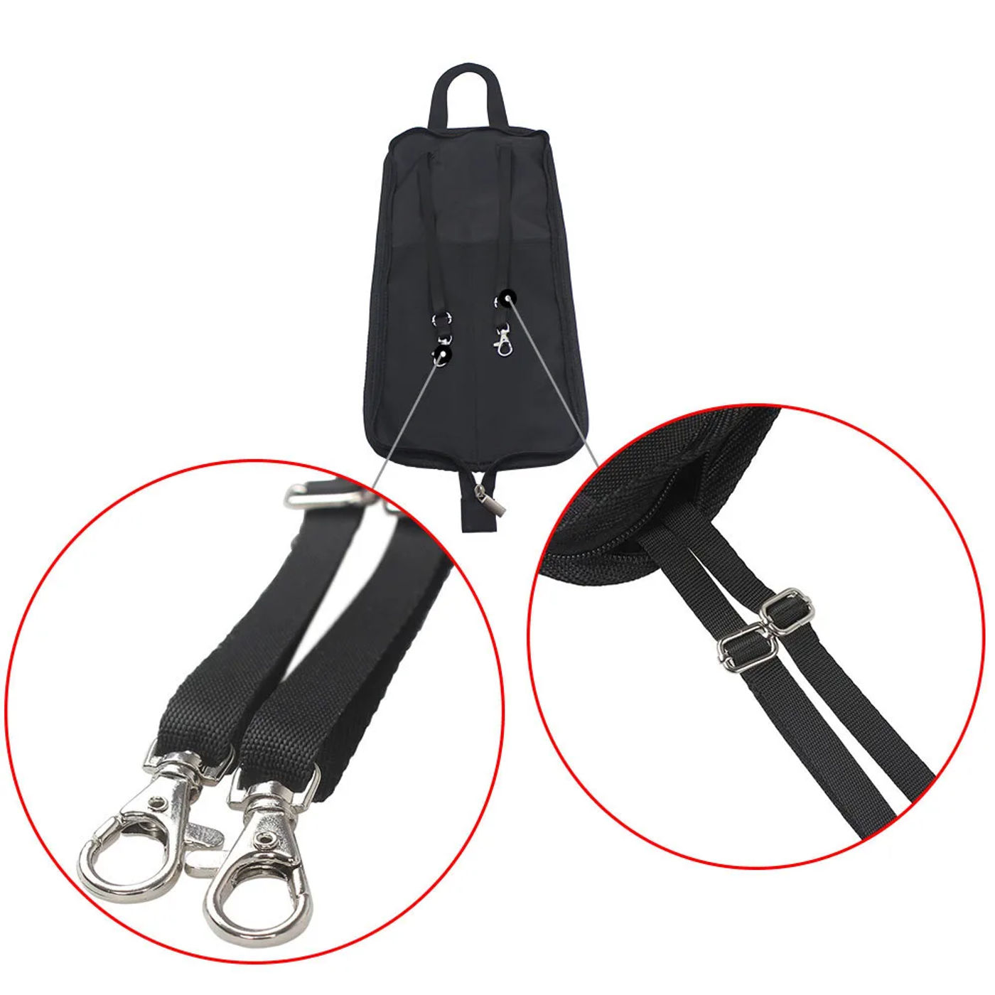 Description Picture 5 of itemDrum Stick Bag Case Water-resistant 600D with Carrying Strap for Drumsticks
