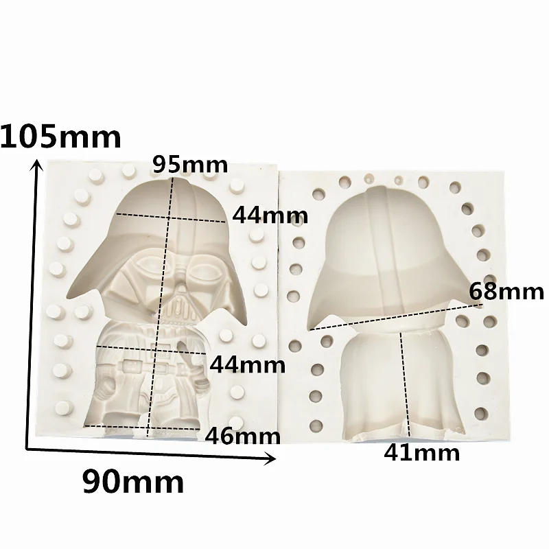 Description Picture 3 of item3d Soldier War Silicone Mold Kitchen Resin Baking Tool DIY Pastry Cake Fondant Moulds Dessert Chocolate Lace Decoration Supplies