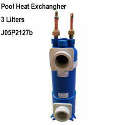 3 Liters Swimming Pool Heat Exchanger,Customized Small Pool Condenser J05P2127b