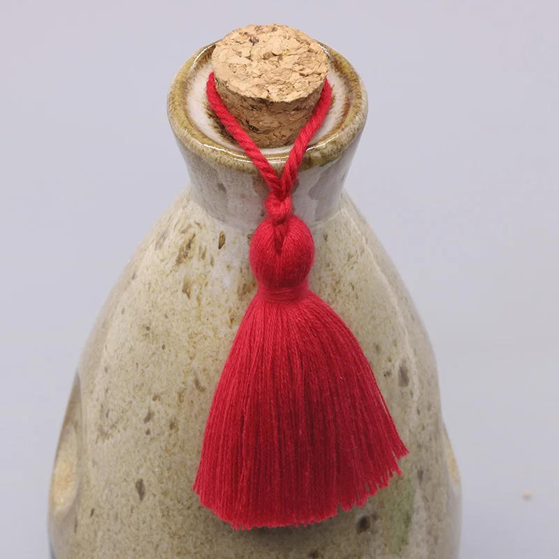 Description Picture 5 of item5/10Pcs Cotton Tassel 8cm Hanging Rope Fringe Tassel For Sewing Craft Home Curtains Garment Decoration Accessories