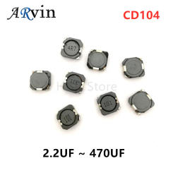 10Pcs CDRH104R CD104 SMD Power Inductors 10*10*4MM 2.2UH 3.3UH 4.7UH 6.8UH 10UH 15UH 22UH 33UH 47UH 68UH 100UH 150UH 220UH 330UH