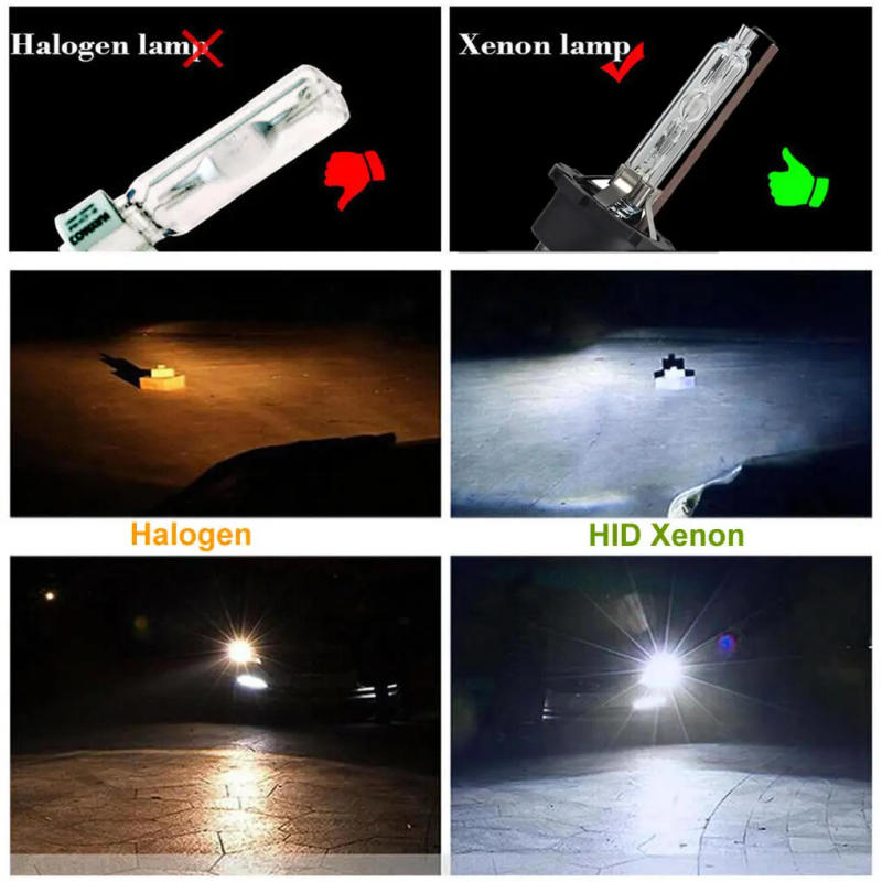 Description Picture 6 of item1Pair D2S D2R D2C 6000K 8000K 35W HID Xenon Replacement Bulbs Headlight Lamps Cars Auto Fog Headlamp Super Bright White Lighting