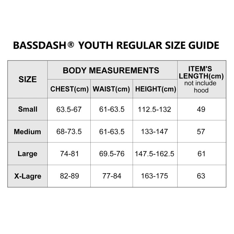 Description Picture 2 of itemBassdash Youth UPF50+ Performance T Shirt with Hood Long Sleeve Fishing Hiking Sun Shirt FS03Y
