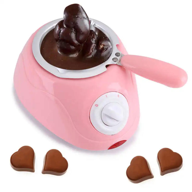 Description Picture 3 of itemChocolate Fountain Electric Heating Candy Chocolate Melting Pot Fondue Melter Machine with DIY Mould Kit EU Plug 220V