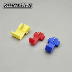 10Pcs Lock Wire Electrical Cable Connector Insulated Quick Splice Terminals Connectors For Car Electrical Cable Crimp Snap