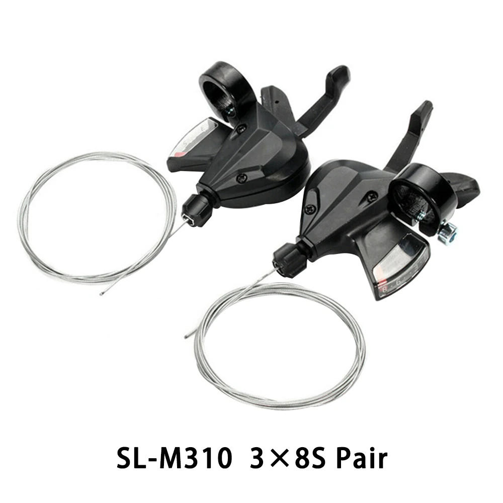 Description Picture 4 of item3x8-Speed Shift Lever Shifter  Right Left Bicycle Derailleur for Acera SL-M310 Mountain Hybrid Bike Bicycle Parts SL-M370 MEGA 9