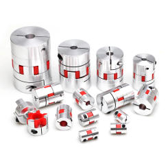 Two-jaw Coupler D20L25 D20L30 Aluminum Plum Fexible Connector 4mm to 10mm 4/5/6/7/8/9/10mm Coupling Shaft Screw Slide 3D CNC