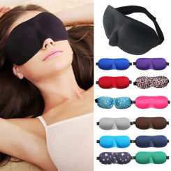 1PC 3D Eyeshade Sleep Mask Natural Eye Sleeping Mask Cover Eye Patches Women Men Soft Blindfold Travel Eyepatch маска для сна