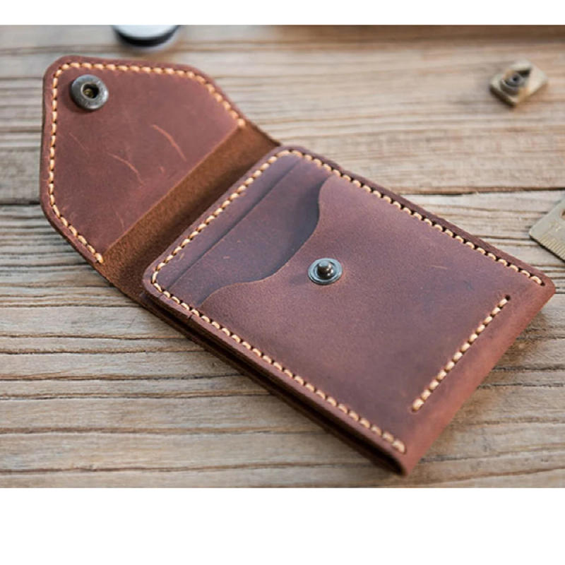 Description Picture 3 of itemDIY leather craft folded cardholder wallet die cutting kraft paper sewing pattern hollowed stencil template