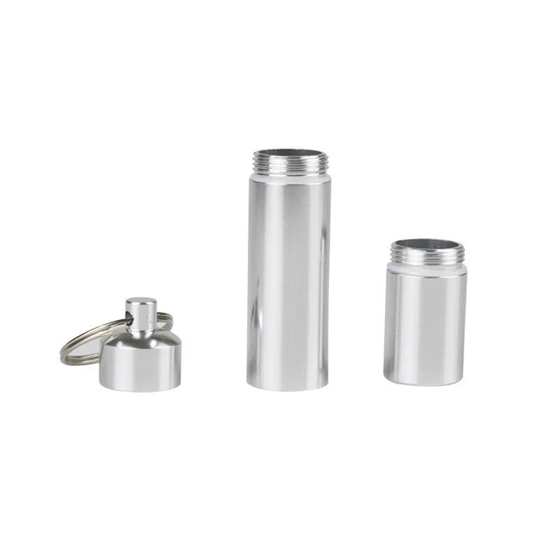 Description Picture 5 of itemSilver Aluminum Alloy Cigarette Box Waterproof Cigarete Case Pill Toothpick Capsule Cigarette Accessory Mens Gift Gadgets