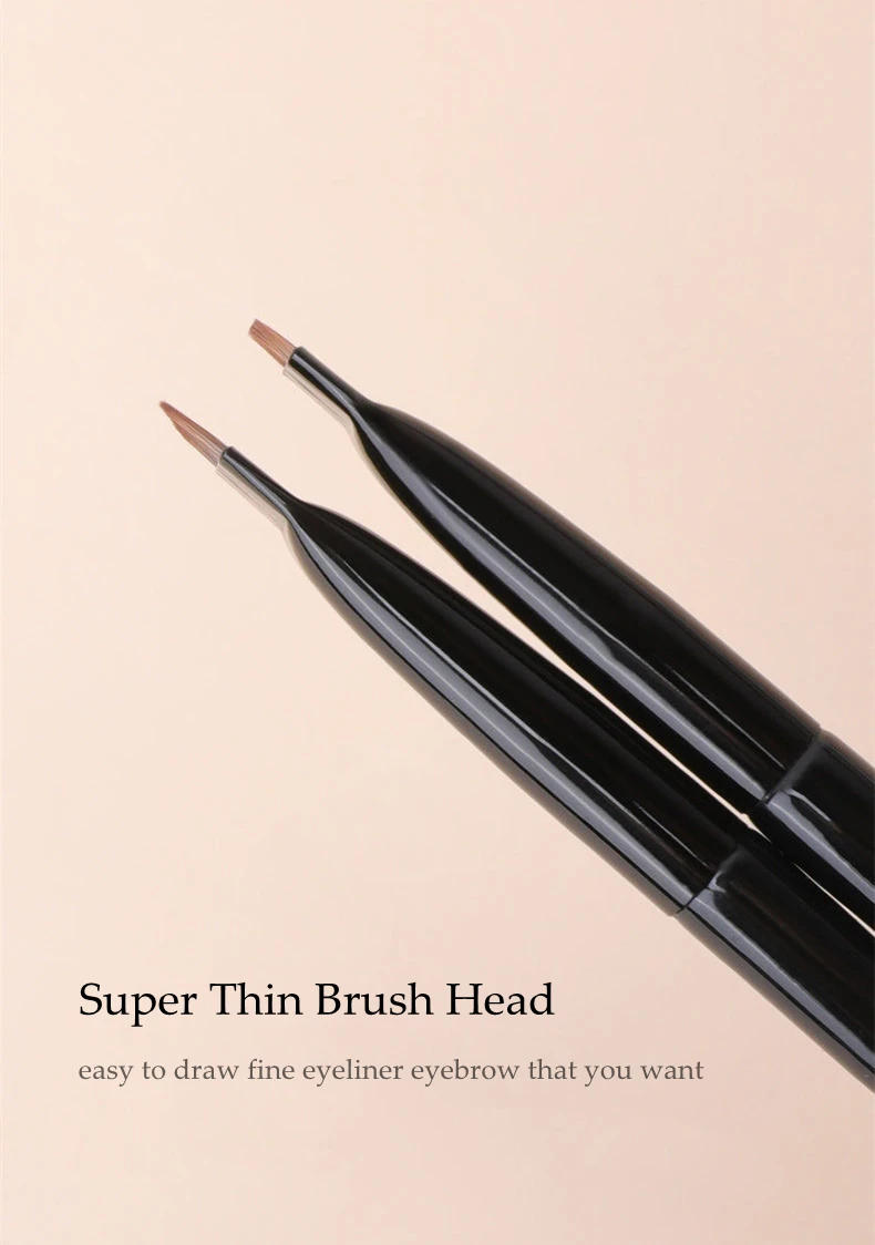 Description Picture 4 of itemLOYBJ 1/2pcs Blade Makeup Brushes Angled Thin Eyebrow Brush Flat Fine Eyeliner Brush Professional Liner Brow Beauty Make Up Tool