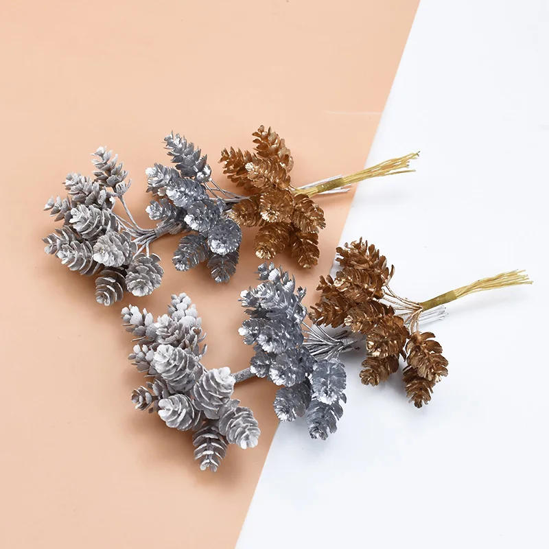 Description Picture 6 of item10PCS MINI Pine Cone Christmas Decorative Artificial Plants Wedding Home Decor Bridal Accessories Clearance Household Products