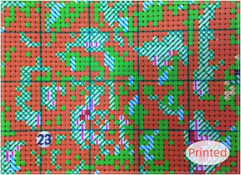 Description Picture 6 of itemZozack Needlework DIY Lotus fish peony flower Chinese Cross stitch Sets For Full embroidery Cross-Stitch Kit Home Wall Decoratio