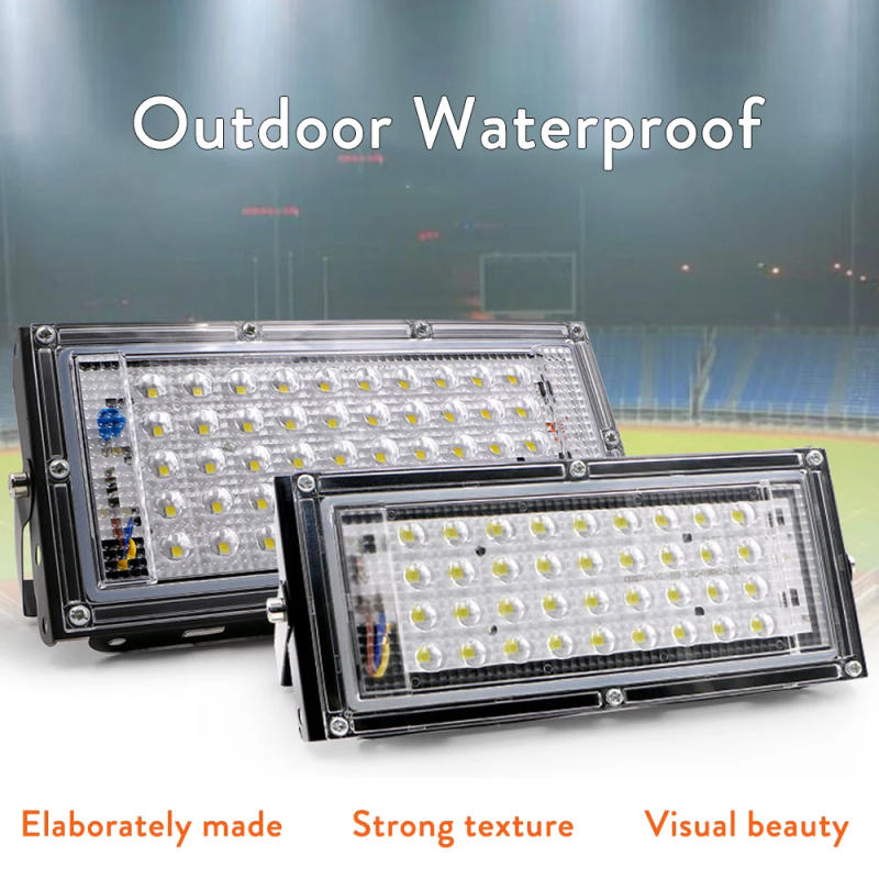 Description Picture 5 of itemLED Floodlight Bulb 50W AC 110V 220V 230V 240V White Lamp Flood Light Spotlight Outdoor Waterproof for Street Garden Square