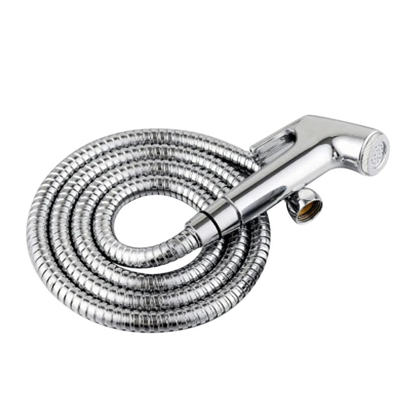 Description Picture 3 of itemABSF Toilet Bidet Tap Set Handheld Shower Head Water Sprayer Bathroom Seat Nozzle Attachment+Hose+Wall Mount Rack Holder