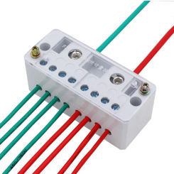 Single phase 2-in 4 /  8 / 12/16 outgoing terminal box household distribution box junction box terminals block 220 V