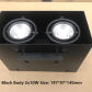 Black 2x10W