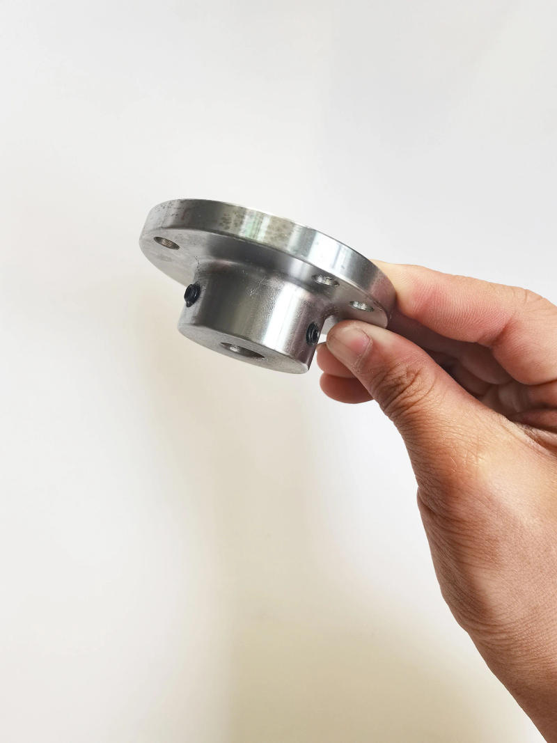 Description Picture 5 of item12mm-24 Hole Flange Coupling Motor Guide Shaft Coupler Motor Connector K11 / K12 / K72-80/100/125 Three Jaw Four Jaw Chuck