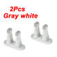 2 Pcs Gray White