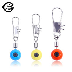 QXO 20pcs/lot Fishing Tackle Connector Tools Goods Accessories All For Fish Bait Supplies Space Bean Fishery Steel Snap Lure