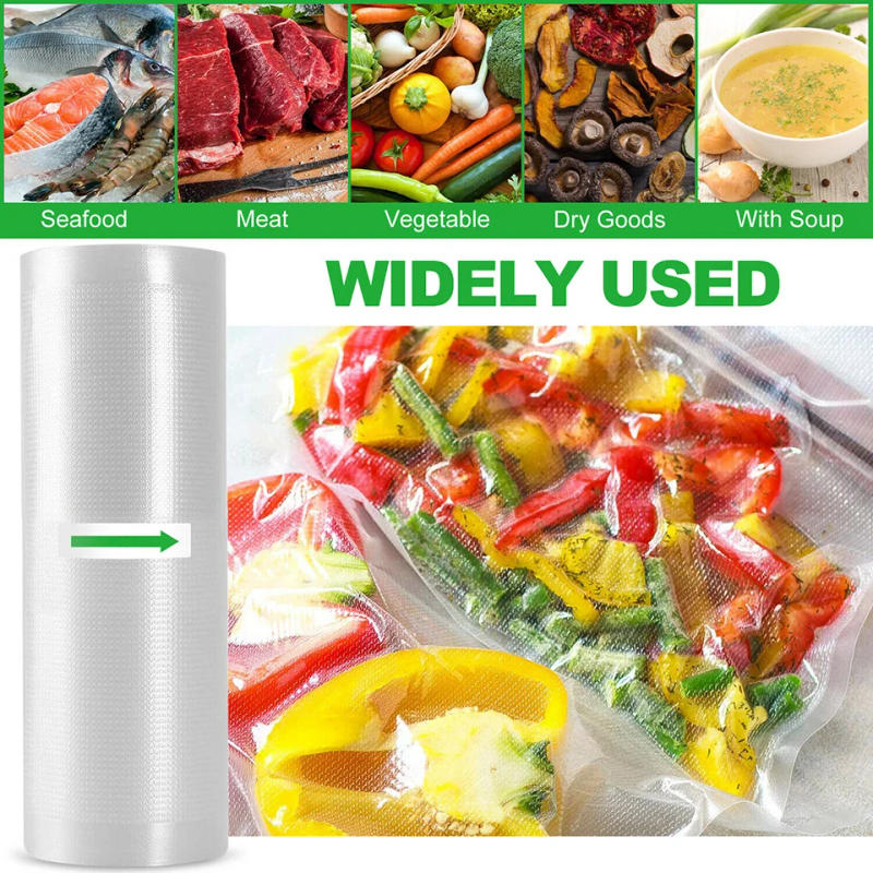 Description Picture 6 of itemKitchen Food Vacuum Bag Storage Bags For Vacuum Sealer Packaging Rolls Food Fresh Saver Vacuum Bags 12/15/20/25/28cm*500cm