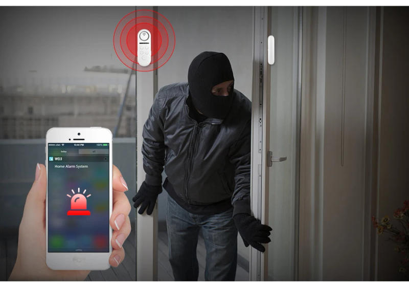 Description Picture 4 of itemTuya Smart WiFi Door Sensor Build-in buzzle 120dB WiFi App Notification Alert security alarm support Alexa Google Home Tuay App