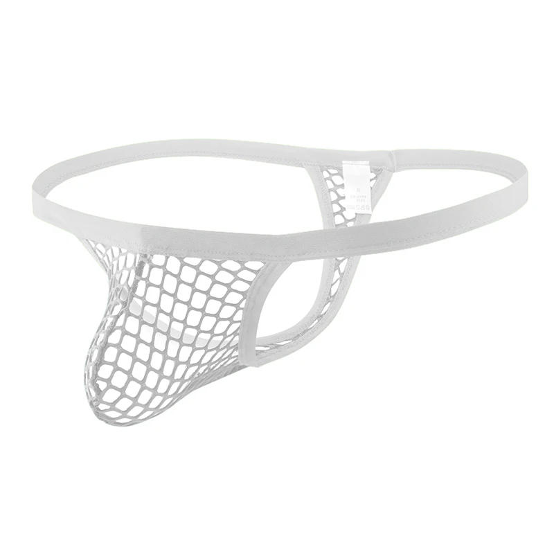 Description Picture 5 of itemCLEVER-MENMODE Sexy Underwear Hot Transparent Men Mesh Thongs Panties G String T-back Jockstrap Erotic Costume Man Cock Pouch