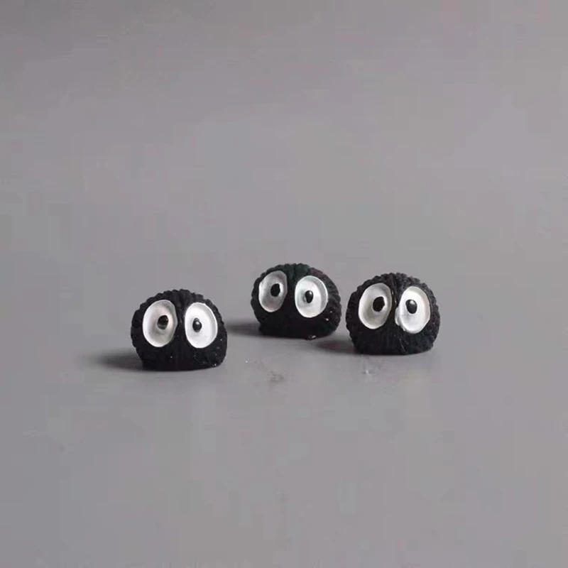 Description Picture 4 of item10PCS Mini Dust Ball Figure Elves Singular Resin Briquette Toy Miniature Fairy Garden Moss Micro Landscape Ornament Home Decore