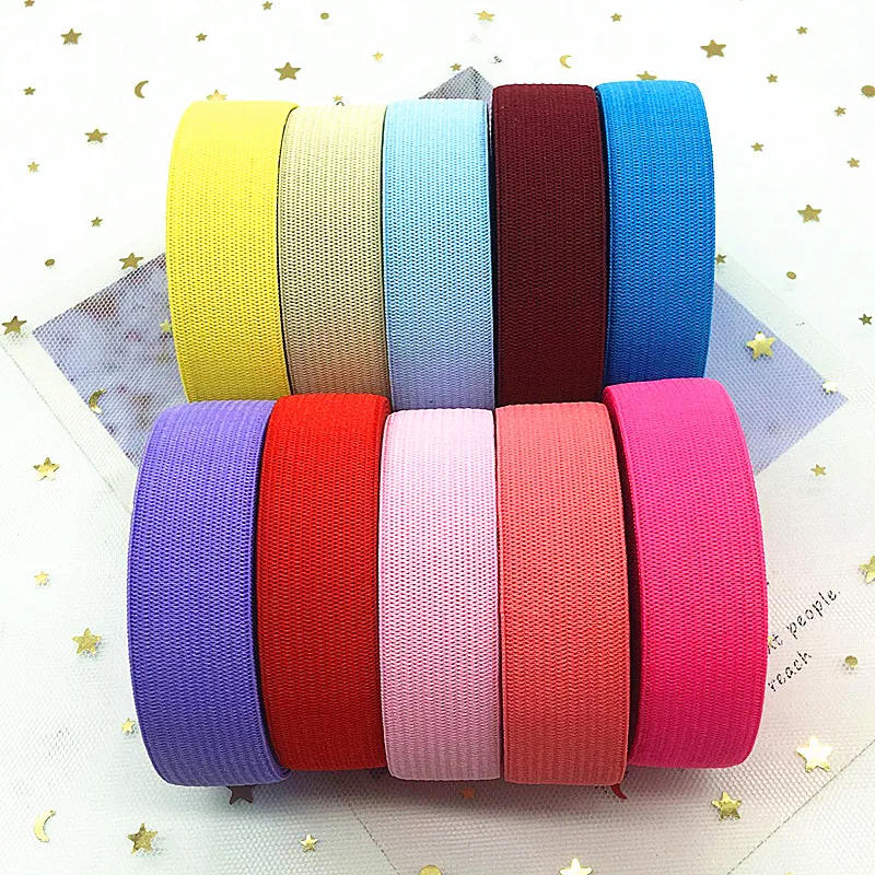 Description Picture 4 of item2/5yard 20mm Wide Flat High Elastic Band for Sewing Protective Clothes Accessories Black Thick Rubber Cord Tape Rope DIY 2cm