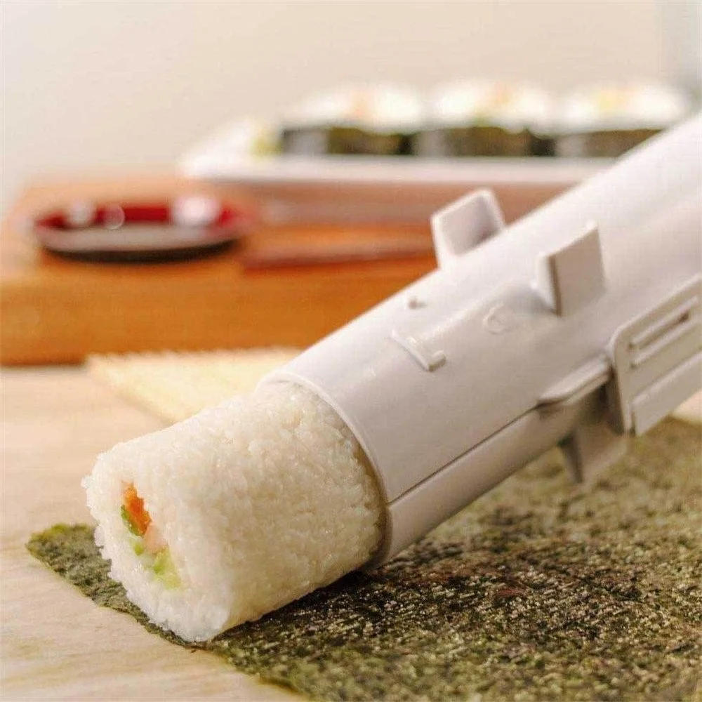 Description Picture 2 of itemQuick Sushi Maker Roller Rice Mold Bazooka Vegetable Meat Rolling Tool DIY Sushi Making Machine Kitchen Gadgets