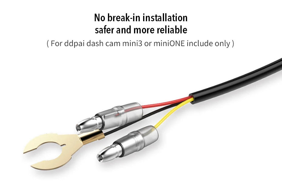 Description Picture 5 of itemDDPAI Mini 5/Min 3/Z40/Z50 Hardwire Kit 12/24V Micro USB Type-C Car Charger Hardkit Car DVR Dash Cam Camera Charging Cable