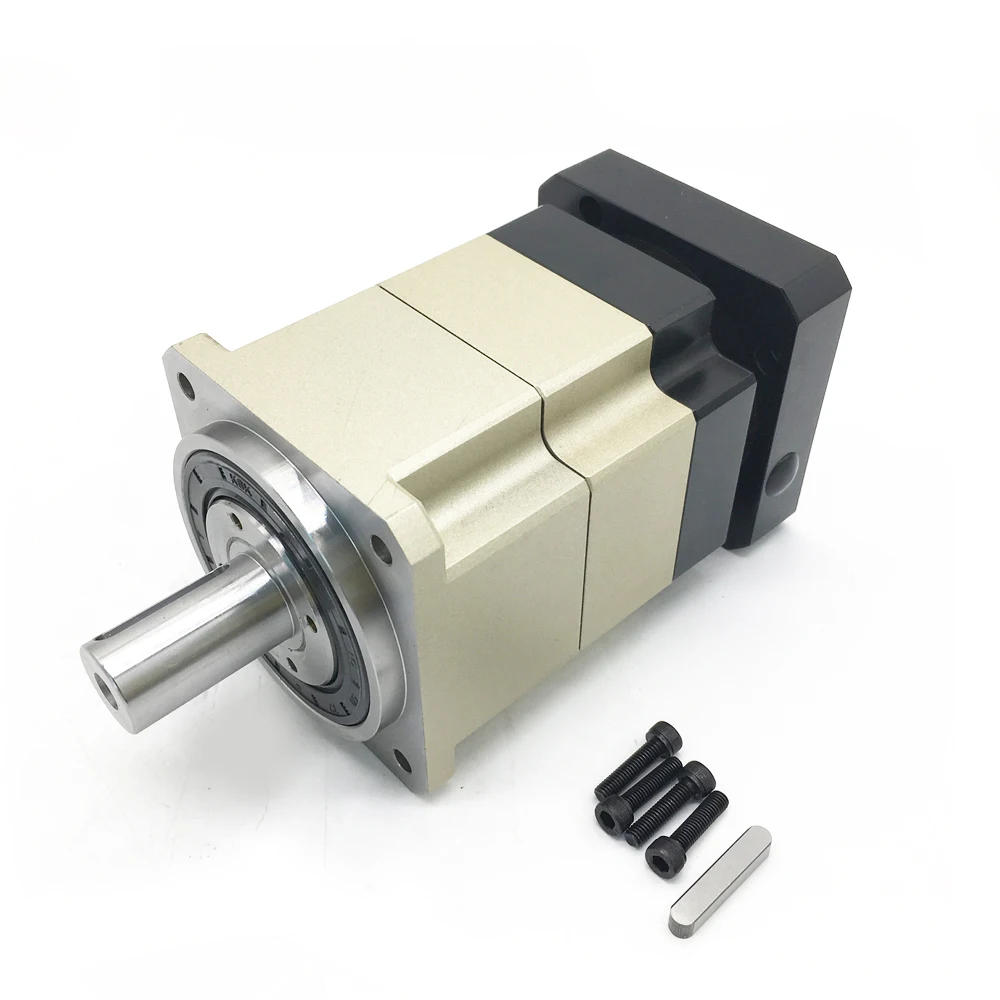 Description Picture 6 of itemNema 34 High Precision Helical Gear Planetary Gearbox Ratio 5:1~100:1 90mm Flange Servo Planetary Reducer 12.7 14 16 19mm Input