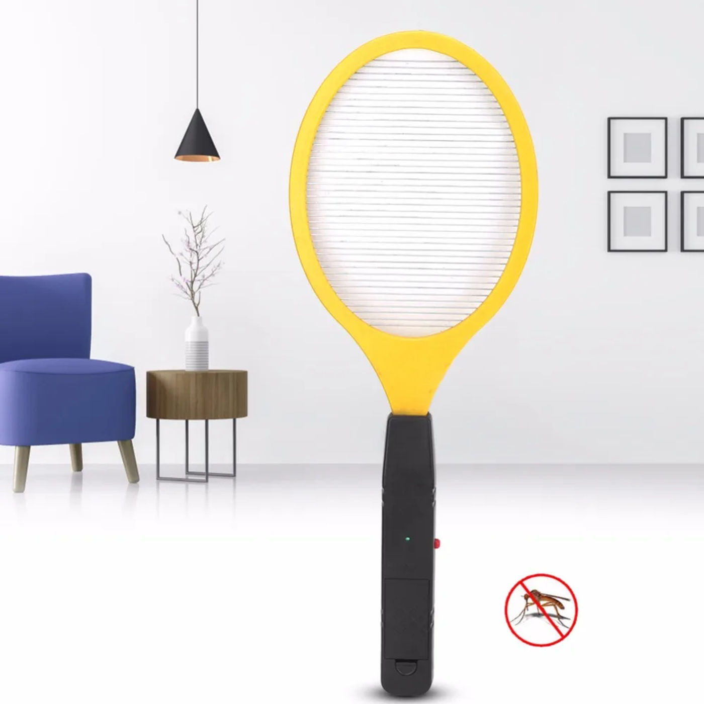 Description Picture 3 of itemCordless Summer Battery Power Electric Fly Mosquito Swatter Bug Zapper Racket Insects Killer Home Bug Zappers Mosquito Repellent