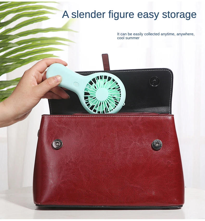 Description Picture 5 of itemHandheld Usb Mini Fan Portable USB Charging Fan Creative Rechargeable Small Fan Catapult Pocket Hand-held Fan Offer Custom Logo