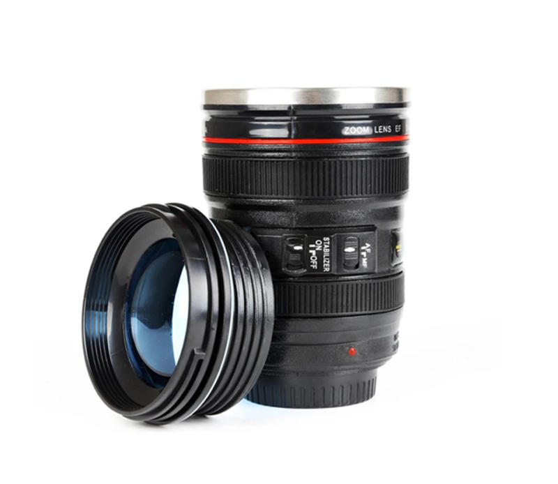 Description Picture 6 of itemCoffee Cup Thermal Mug Camera Lens Water Bottle Tumbler With Lids Stainles Steel Insulated Coffee Cup Vacuum Flasks Drinkware
