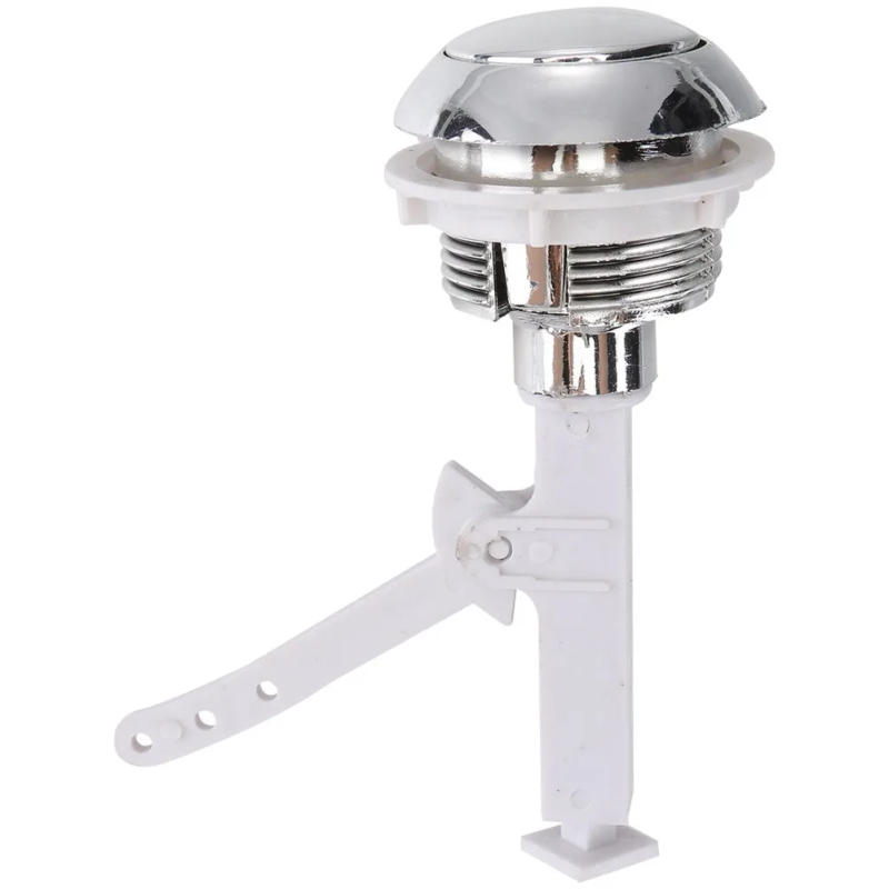 Description Picture 2 of itemSeparated Type Flush Toilet Water Tank Push Buttons Rods For Home Hotel Single Button Toilet Drain Control Switch