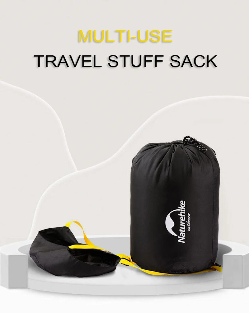 Description Picture 3 of itemNatureHike Stuff Sack for Packing Sleeping Bag/Pillow/Blanket/Clothes/Towels/Coat/Jacket Men Women Camping Hiking Stuff Bag