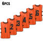 Orange 6pcs