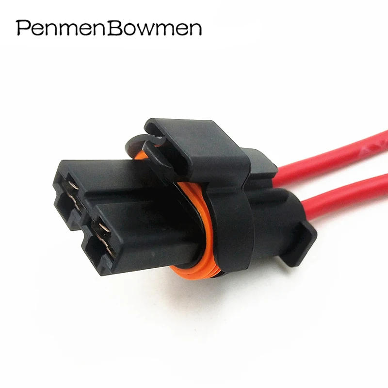 Description Picture 4 of item1 Set 2 Pin Automotive Electrical Cable Connectors Fan Socket Eaterproof Female Plug Wire Harness With For Peugeot Citroen
