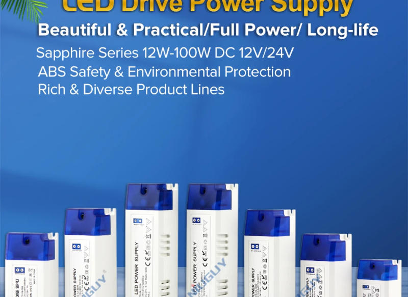 Description Picture 3 of item12W 24W 36W 60W LED Driver Transformer 110-240VAC to DC12V/24V, NiuGuy 100W Switching Power Supply for Lights Strips, G4, MR11