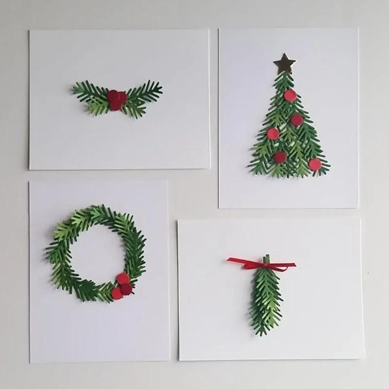 Description Picture 5 of itemDiy Paper Craft Gift Handmade Christmas Tree Metal Die Cutting Dies Scrapbooking Embossing Folder Suit for Cutting Machine