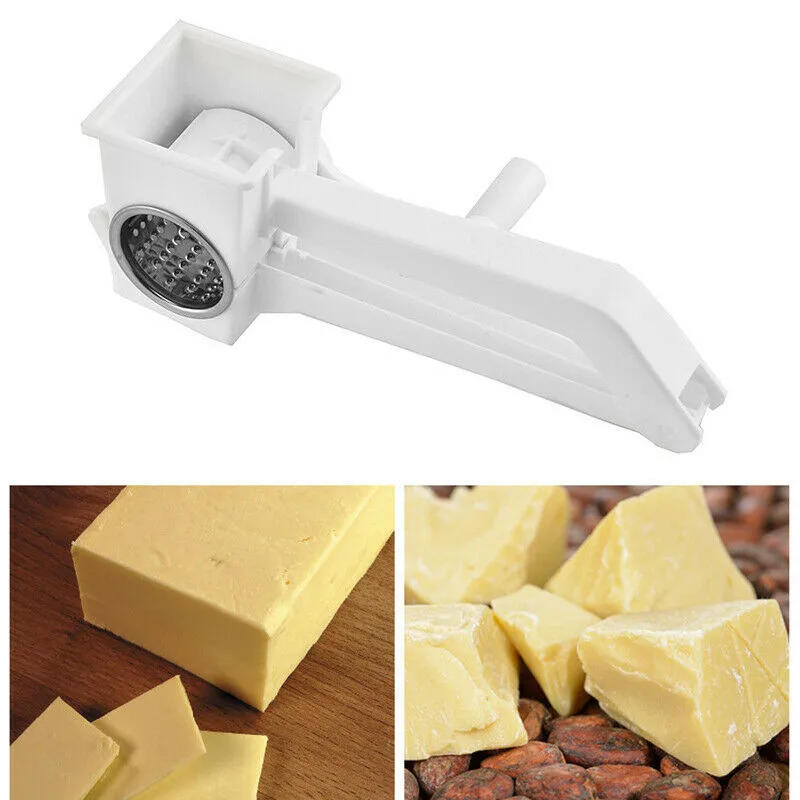 Description Picture 5 of item430 Stainless Steel+PP Cheese Grater Blade Kitchen Gadgets Chocolate Grater DIY Butter Food Mill Cheese Grater Slicer