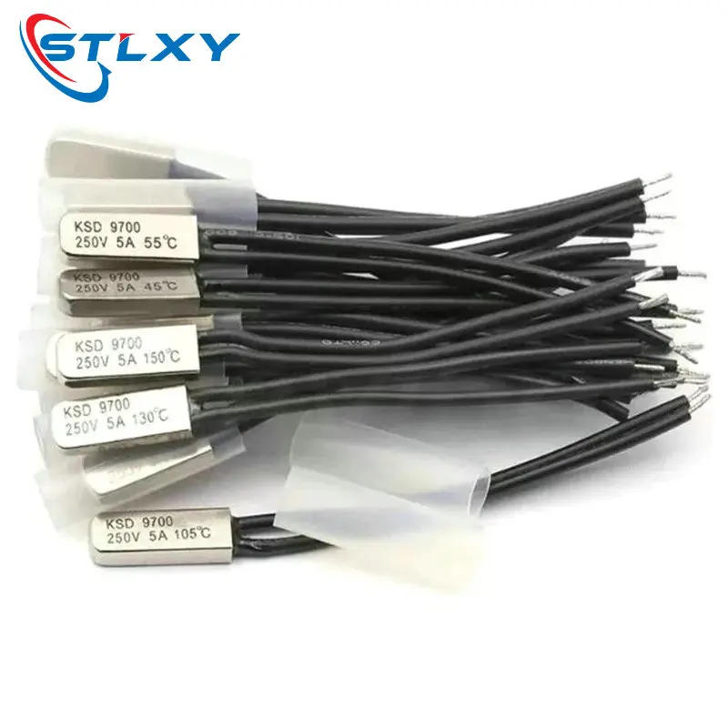 Description Picture 3 of itemKSD9700 250V 5A 40~105 Degree Bimetal Disc Temperature Switch Normal Close Closed Thermostat Thermal Protector