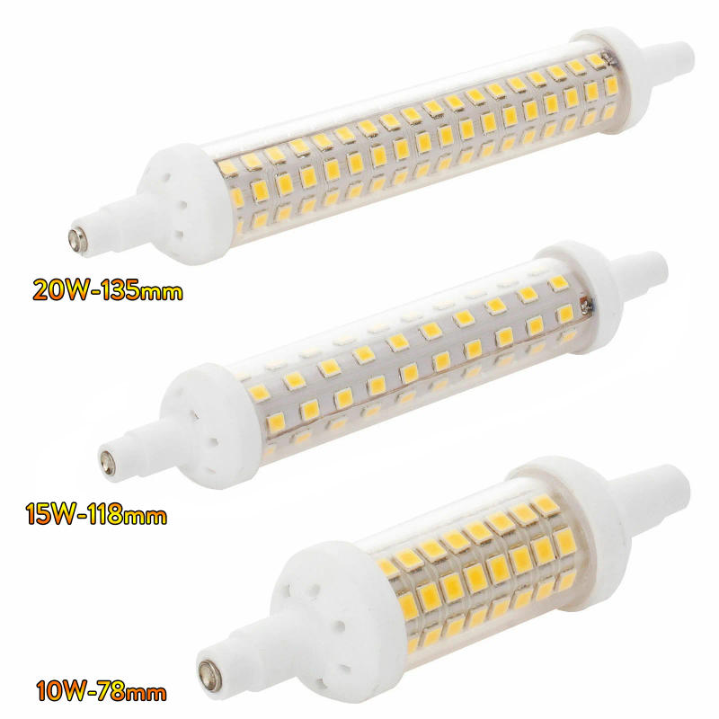 Description Picture 2 of item10w 15w 20w R7S Floodlight LED Lamps SMD 2835 78mm 118mm 135mm Dimmable LED Light Bulb 220V Energy Saving Replace Halogen Light