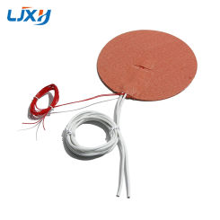 LJXH 110/220V NTC 100K Thermistor 50~170mm Dia Round Silicone Rubber Heating Pad with 3M Tape Flame Retardant 3D Printer Heater