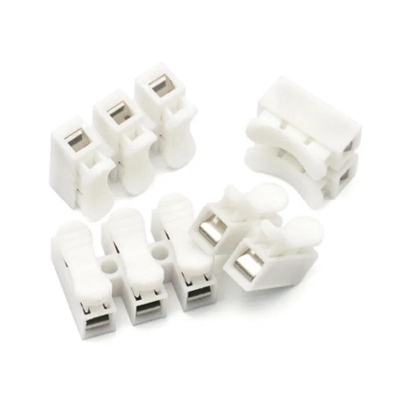 Description Picture 2 of item1/2/3/4P CH-1 CH-2 CH-3 CH-4 Spring Wire Quick Connector G7 Electrical Crimp Terminals Block Splice Cable Clamp Fit Led Strip