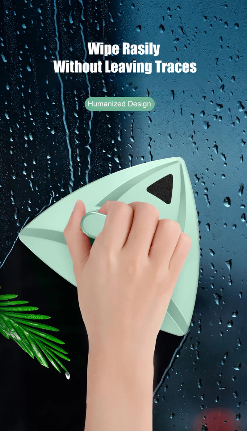 Description Picture 4 of itemNew Double-sided Adjustable Magnetic Window Cleaner, Magnetic Wiper, Household Glass Brush Window Cleaning Tool for Home Office