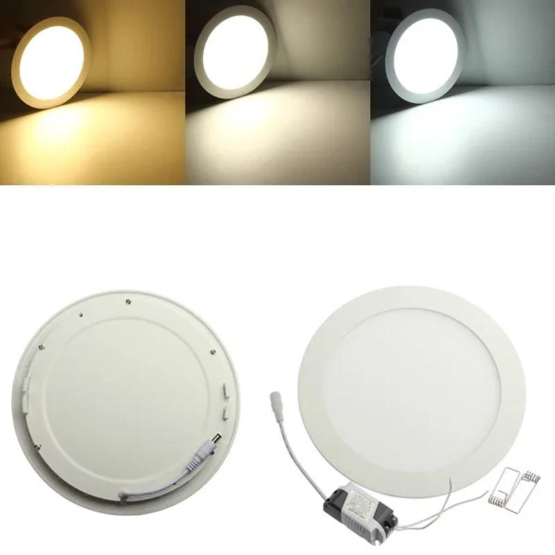 Description Picture 3 of itemUltra Thin LED Panel Downlight 3W 6W 9W 12W15W 25W Round LED Ceiling Recessed Light AC85-265V LED Panel dimmable lamps