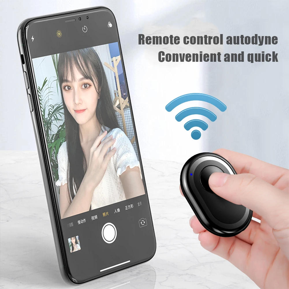 Description Picture 3 of itemMini Wireless Controller Bluetooth-compatible Remote Control Button Photo Self-timer Shutter Release Selfie For Android IOS