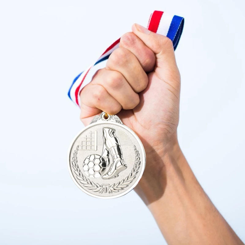 Description Picture 5 of itemSchool Sports Football Competition Games Prizes Gold Silver Bronze Medals Trophy Commemorative Medal for Souvenir Gift